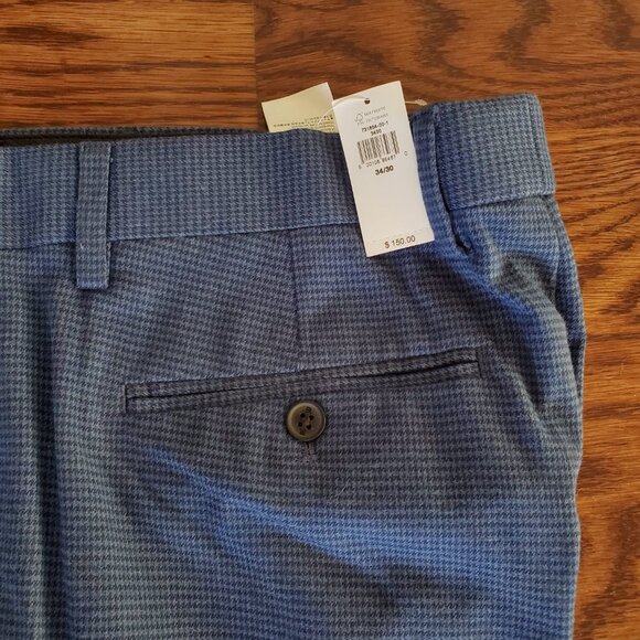 NWT Banana Republic Tailored-Fit Houndstooth Suit Trouser 34W 30L - Picture 4 of 6
